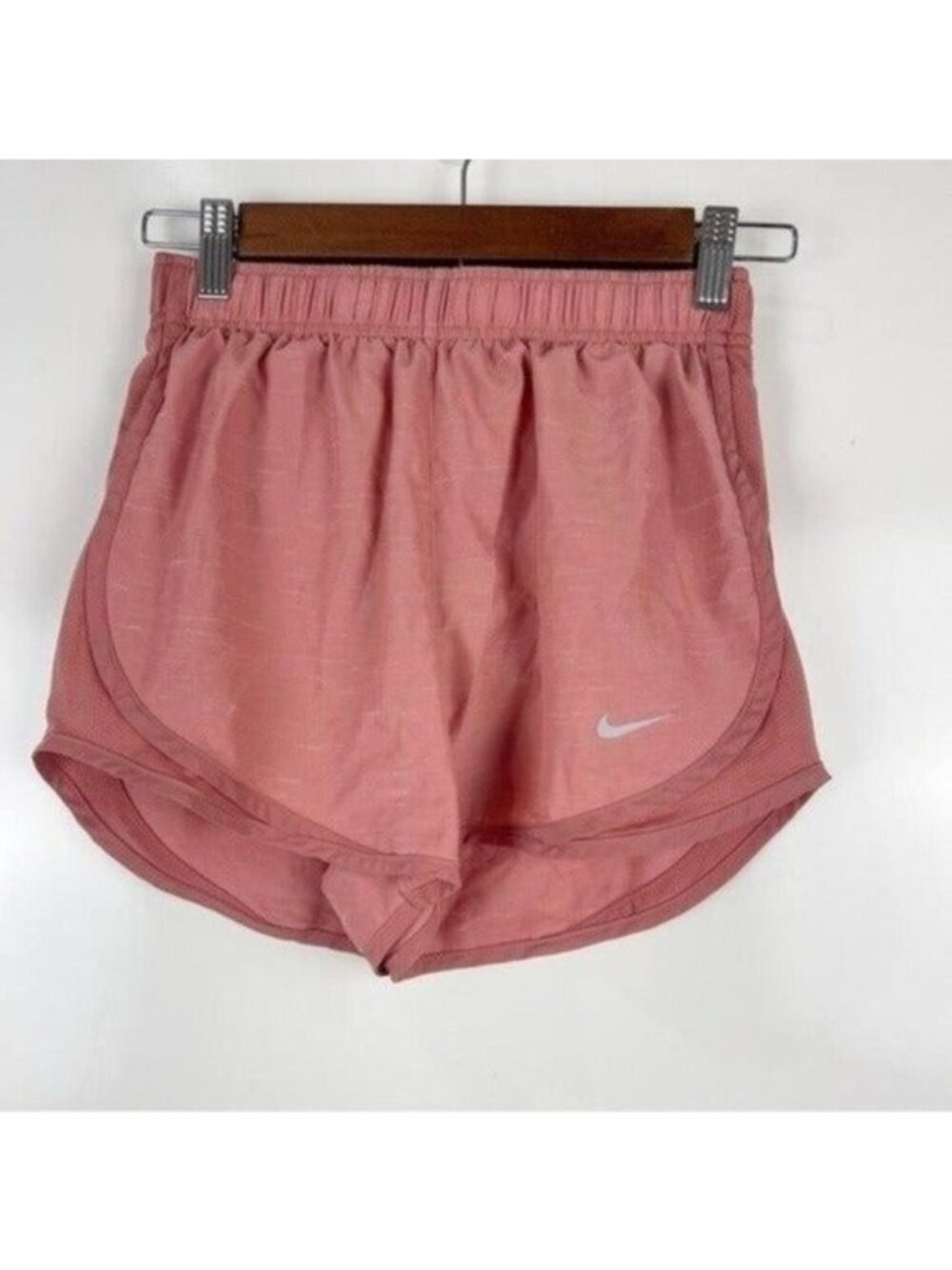 Nike Dri-FIT Tempo Pink Running Shorts Lined Women XS Athletic Gym